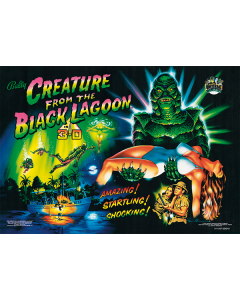 Creature from the Black Lagoon Acrylic Backglass