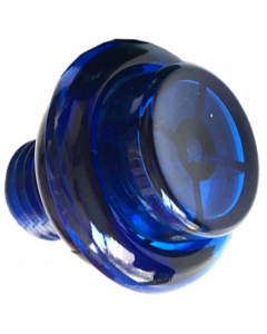 Flipper Button Transparant Blauw