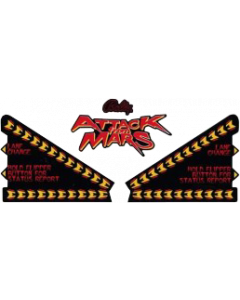 Attack from Mars Apron Decal Set