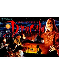 Dracula Bram Stoker's Acrylic Backglass