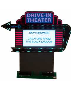 Creature from the Black Lagoon drive-in movie sign