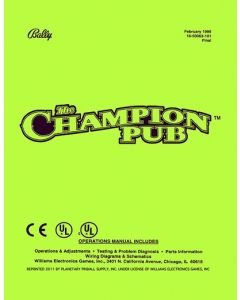 Champion Pub Manual