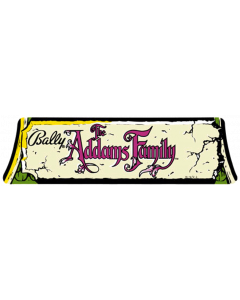 Addams Family Cloud Logo Topper Decal