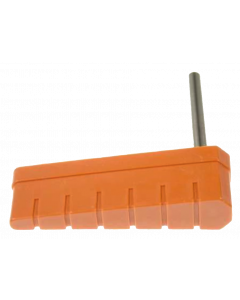 Williams Oranje Geribbelde Flipper