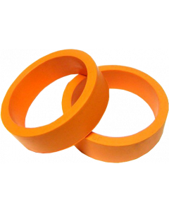 Flipper Rubber 1 1/2" x 1/2" Oranje