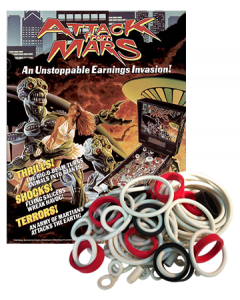 Attack from Mars rubberset