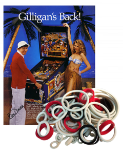 Gilligan's Island rubberset