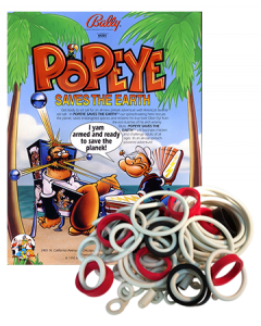 Popeye saves the Earth rubberset