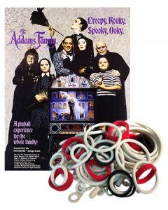 Addams Family & Gold rubberset