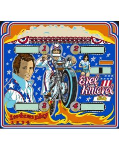 Evel Knievel Backglass