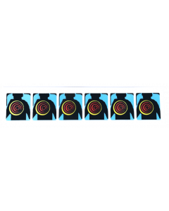 Lethal Weapon 3 Target Decals Laminated