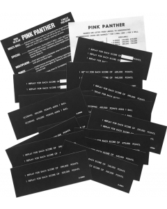 Pink Panther Instruction Cards (NOS)