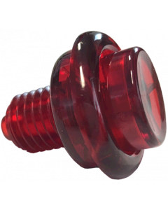 Flipper Button Transparant Rood