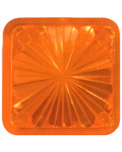 Vierkante 1" Starburst Insert Oranje