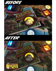 Jurassic Park Escape Nublar light blocking bracket