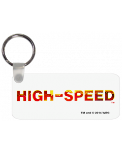 High Speed Logo Sleutelhanger