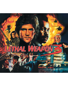 Lethal Weapon 3 Acrylic Backglass