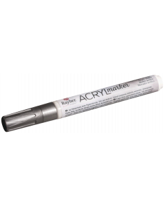 Acryl Marker Breed Zilver