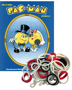  Mr. & Mrs. Pac-Man Pinball Rubber Set