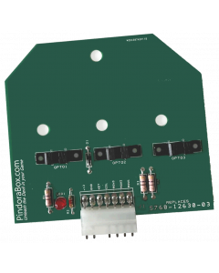 Drop Target 3 Bank Opto PCB A-13609