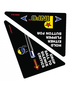 Pinball Magic Apron Decal Set