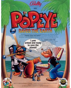 Popeye Saves the Earth Flyer