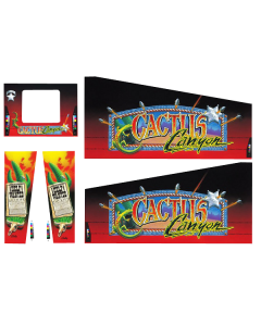 Cactus Canyon Cabinet Decals (Next Gen)