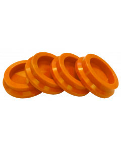 Silicon Feet Orange Set/4