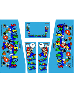 Super Mario Bros. Cabinet Decals