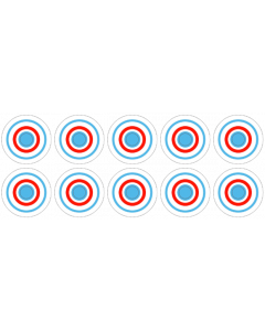 Surf Champ Target Decals laminated