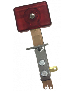 Target Stand Up 3D Wide Transparant Rood 
