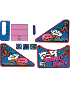  The Simpsons Pinball Party Apron Decal Set