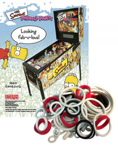 The Simpsons Pinball Party Rubberset