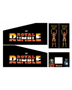 WWF Royal Rumble Cabinet Decals