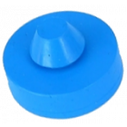 Rubber Bumper Pad Rond Blauw