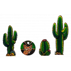 Cactus Canyon Plastic Sleutelhanger