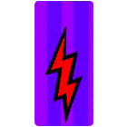 Cirqus Voltaire Purple Bolt Ramp Decal