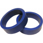 Flipper Rubber 1 1/2" x 1/2" Blauw