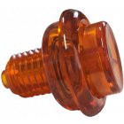  Flipper Button Transparant Oranje