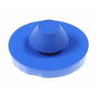 Rubber Grommet Bumper Round 1" Blue 23-6702